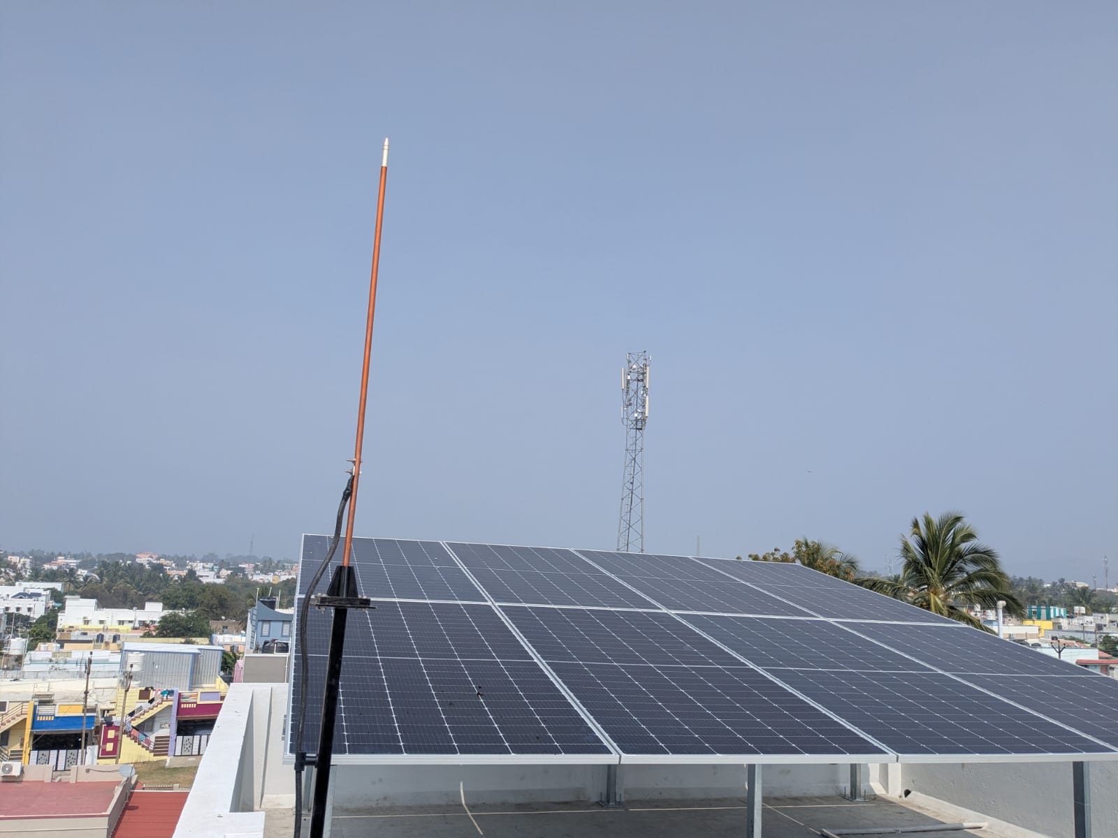Solar Installation - Home - 4 kW solar installation in Coimbatore, Tamil Nadu